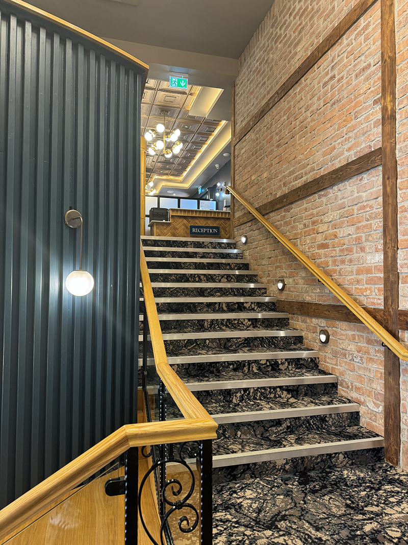 Hotel stairs